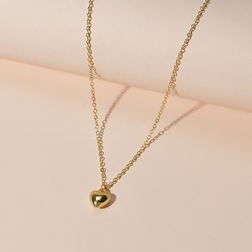 

Women's Pendant Necklace Heart Cute Alloy Gold 40 cm Necklace Jewelry 1pc For Gift Festival
