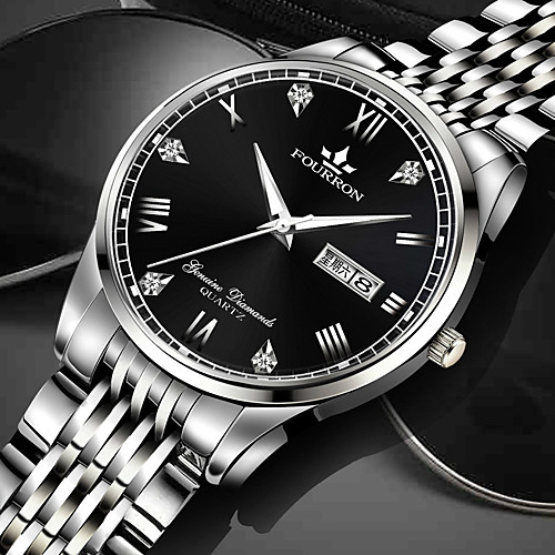 

Men's Mechanical Watch Analog - Digital Quartz Stylish Classic Water Resistant / Waterproof Day Date / One Year / Stainless Steel