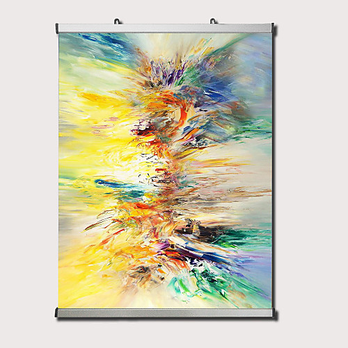 

Oil Painting Hand Painted Vertical Panoramic Abstract Landscape Comtemporary Modern Stretched Canvas