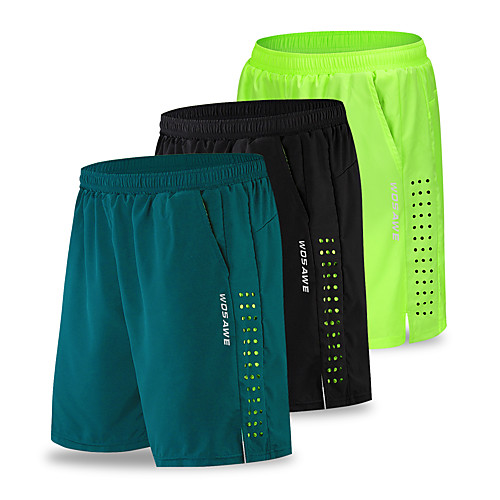 

WOSAWE Men's Cycling Shorts Board Shorts Bike Shorts MTB Shorts Sports Black / Green / Dark Navy Clothing Apparel Relaxed Fit Bike Wear / Micro-elastic