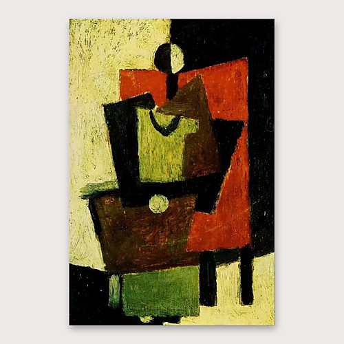 

Oil Painting Hand Painted Vertical Abstract Modern Stretched Canvas