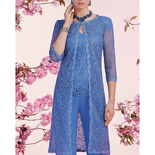 

3/4 Length Sleeve Shrugs Lace Wedding / Party / Evening Women's Wrap With Solid