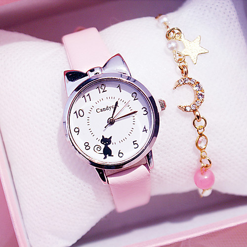 

Kids Quartz Watches Analog Quartz Stylish Animal Pattern Colorful Chronograph Cute Creative / PU Leather