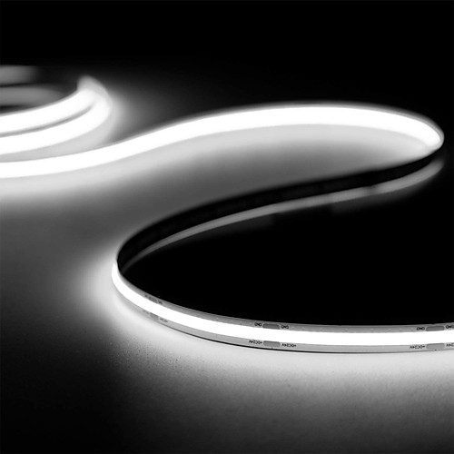 

New Waterproof 16.4ft 5m COB LED Light Strip CRI 80 60W LED Rope Light Bendable Band Light Suitable for High Requirements Office and Home Business Lighting DC12V DC24V