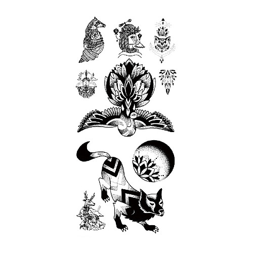 

TL081-090 1 Pcs Tattoo Designs Temporary Tattoos Eco-friendly / Water Resistant / New Design brachium / Chest Paper Tattoo Stickers