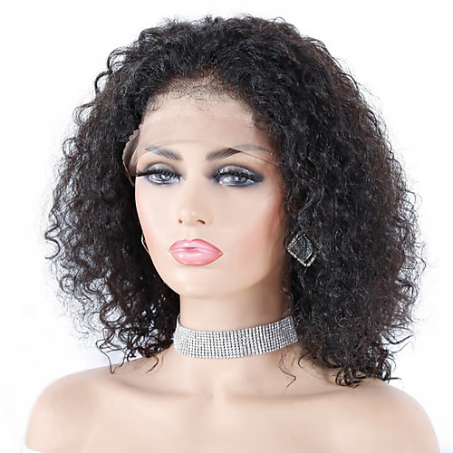 

Remy Human Hair Lace Front Wig style Brazilian Hair Jerry Curl Natural Wig 150% Density Best Quality For Black Women Women's Long Human Hair Lace Wig