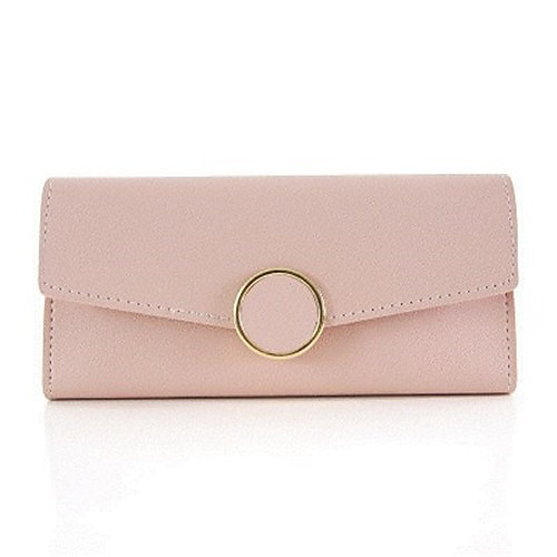 

Women's Bags PU Leather Wallet Daily Light Green Drak Red