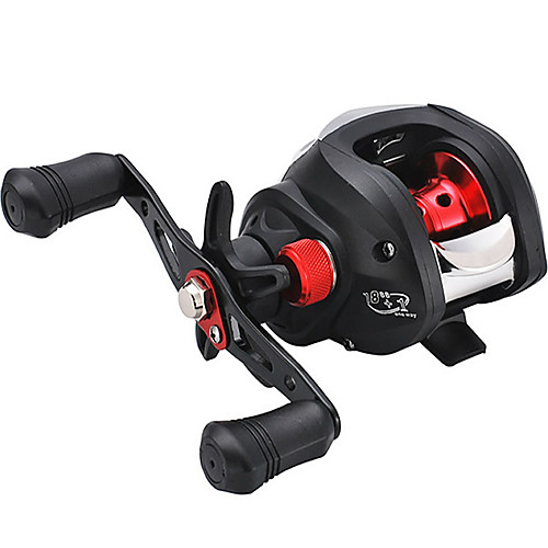 

Fishing Reel Baitcasting Reel 7.2:1 Gear Ratio 18 Ball Bearings Easy to Carry for Freshwater Fishing / Carbon Fiber