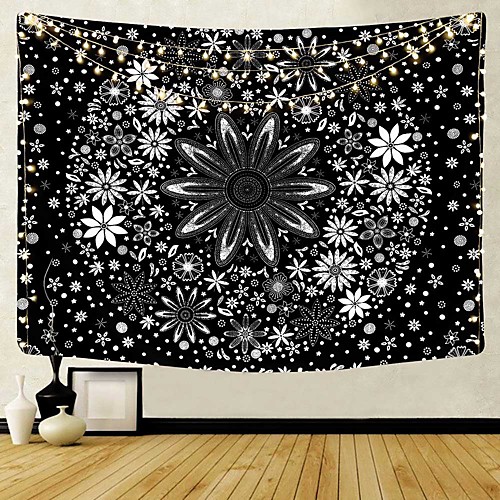 

Mandala Bohemian Wall Tapestry Art Decor Blanket Curtain Hanging Home Bedroom Living Room Dorm Decoration Boho Hippie Psychedelic Floral Flower Lotus Indian