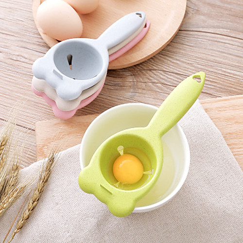 

Egg Yolk White Separator Wheat Straw Eggs Filter Cartoon Extractor Cooking Accessories Kitchen Supplies Gadgets