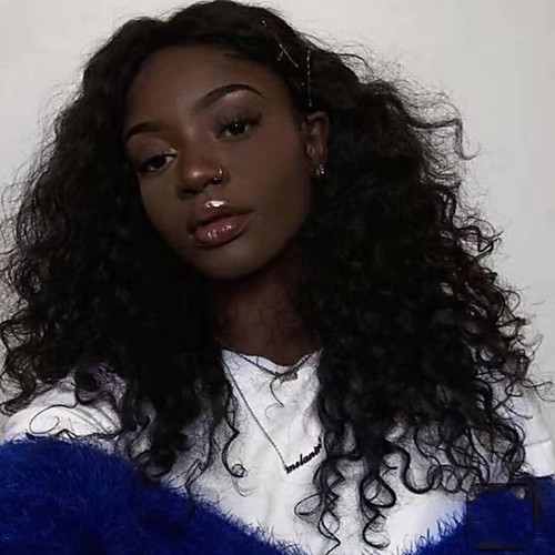 

Remy Human Hair Wig Medium Length Long Curly Kinky Curly Middle Part Natural Women Sexy Lady New U Part Brazilian Hair Women's Natural Black #1B 12 inch 14 inch 16 inch