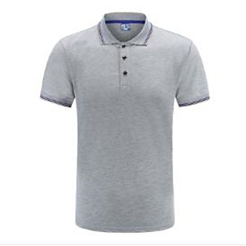 

Men's Polo Striped Solid Colored Short Sleeve Daily Tops White Black Red