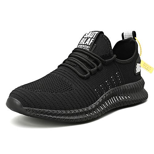 

Men's Trainers Athletic Shoes Sporty Casual Athletic Daily Running Shoes Fitness & Cross Training Shoes Walking Shoes Tissage Volant Breathable Black / White Black / Yellow Orange / Black Fall Summer