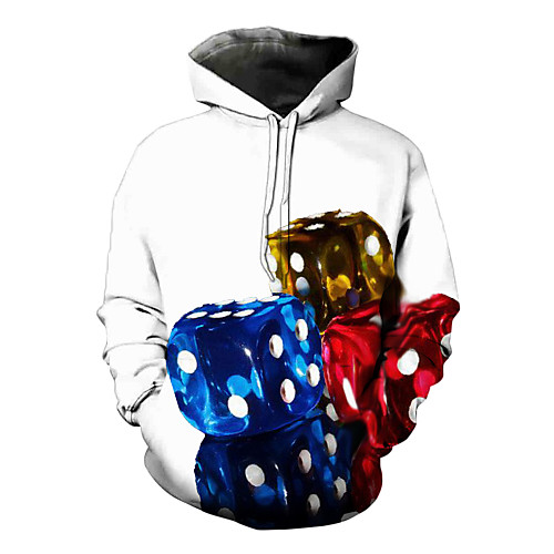 

Men's Hoodie Graphic Daily Basic Hoodies Sweatshirts White