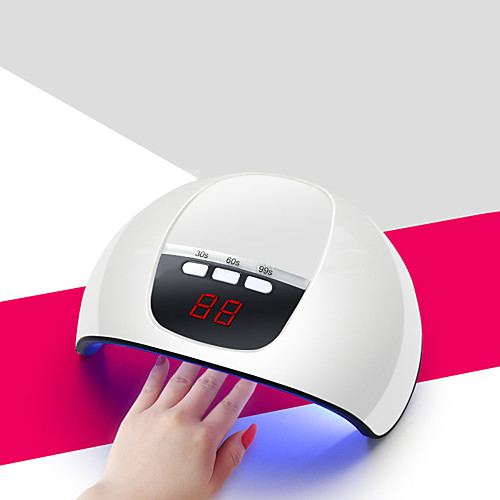 

UV Gel Nail Lamp/Professional Nail Dryer 54W Professional Nail Dryer Nail Curing Light 3 Timer Setting Automatic Sensor with 18 pcs LEDs for Fingernail lGels UV Nail USB Powered Fast Shipping