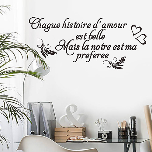 

Wall Stickers Decorative Wall Stickers, PVC Home Decoration Wall Decal Wall Decoration / Removable 57302CM