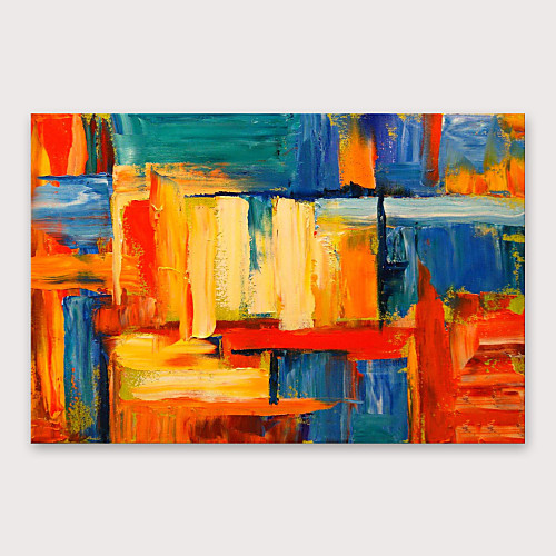 

Oil Painting Hand Painted Horizontal Abstract Modern Stretched Canvas
