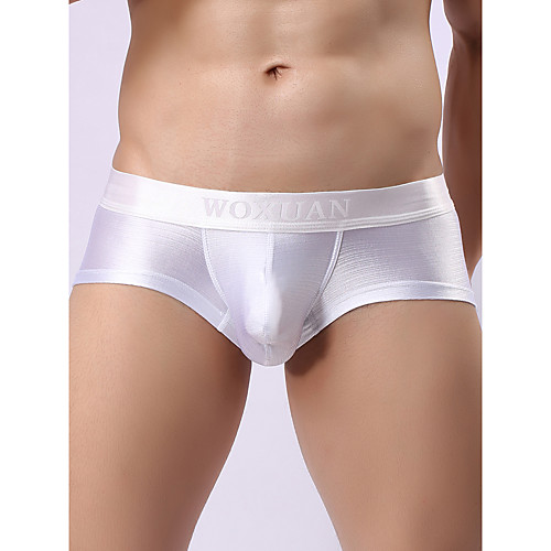 

Men's 1 Piece Basic Boxers Underwear - Normal Low Waist White Black Blue S M L