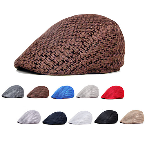 

Cap White Black Red UV Resistant Quick Dry Breathability Men's Women's Solid Colored Fashion Cotton Polyester