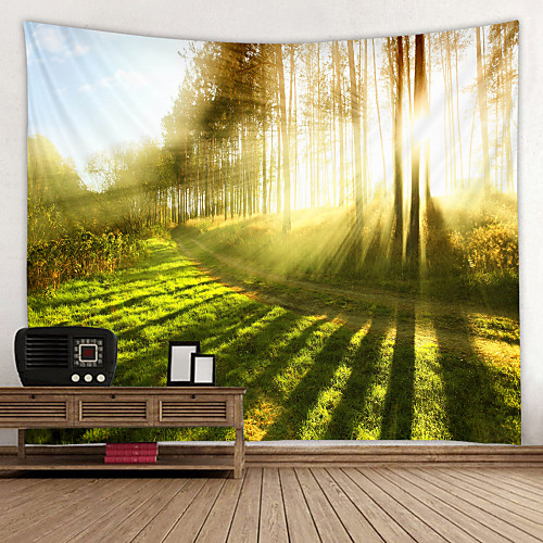 

Beautiful Sunshine Trail Digital Printed Tapestry Decor Wall Art Tablecloths Bedspread Picnic Blanket Beach Throw Tapestries Colorful Bedroom Hall Dorm Living Room Hanging