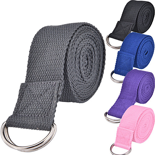 

Yoga Strap Sports Polyester / Cotton Blend Yoga Pilates Stretchy Adjustable D-Ring Buckle Stretching Physical Therapists For Unisex
