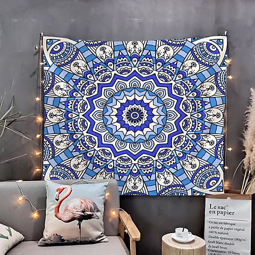 

Mandala Bohemian Wall Tapestry Art Decor Blanket Curtain Hanging Home Bedroom Living Room Dorm Decoration Boho Hippie Psychedelic Floral Flower Lotus Indian