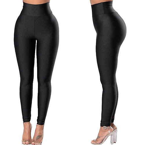 

Women's Yoga Pants Cropped Leggings Tummy Control Butt Lift Breathable White Black Burgundy Yoga Fitness Gym Workout Sports Activewear Stretchy