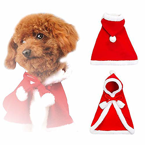 

christmas cloak coat for dogs and cats christmas dress up for dogs and small animals