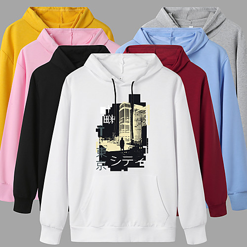

Women's Hoodie Pullover Artistic Style Hoodie Cartoon Sport Athleisure Hoodie Top Long Sleeve Warm Soft Oversized Comfortable Everyday Use Exercising General Use / Winter