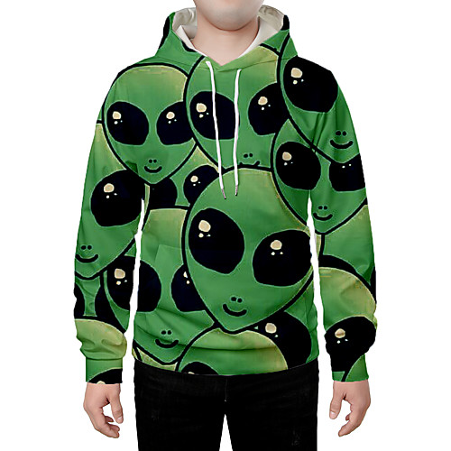 

Men's Hoodie Graphic Daily Going out 3D Print Basic Streetwear Hoodies Sweatshirts Green