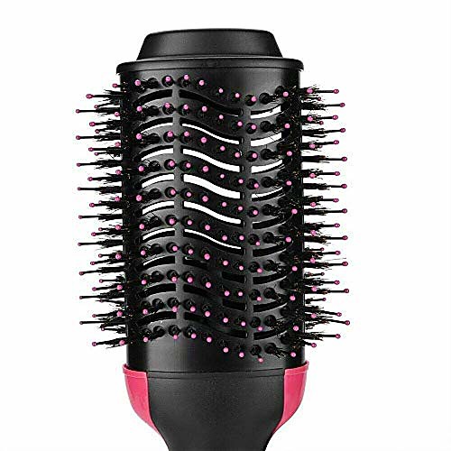 

hot air hair dryer brush - 3 in 1 hot air brushes negative ions styler hair straightener and curling iron comb for all hair types
