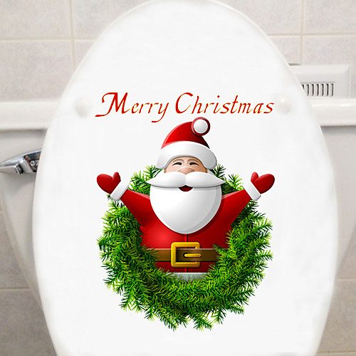 

Christmas Santa Claus Wall Stickers Decorative Wall Stickers, PVC Home Decoration Wall Decal Wall Decoration / Removable