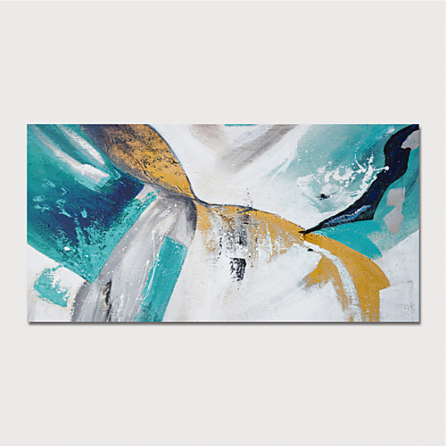 

Oil Painting Hand Painted Horizontal Abstract Modern Stretched Canvas