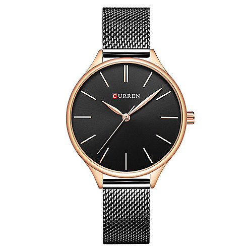 

CURREN Women's Quartz Watches Analog Quartz Formal Style Modern Style Minimalist Water Resistant / Waterproof Shock Resistant Casual Watch / One Year / Stainless Steel / Japanese