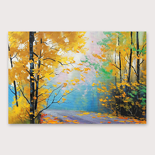

Oil Painting Hand Painted Horizontal Abstract Landscape Modern Stretched Canvas
