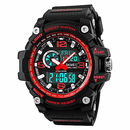 

skmei military watch men's watches for men multifunction sports waterproof led litbwat