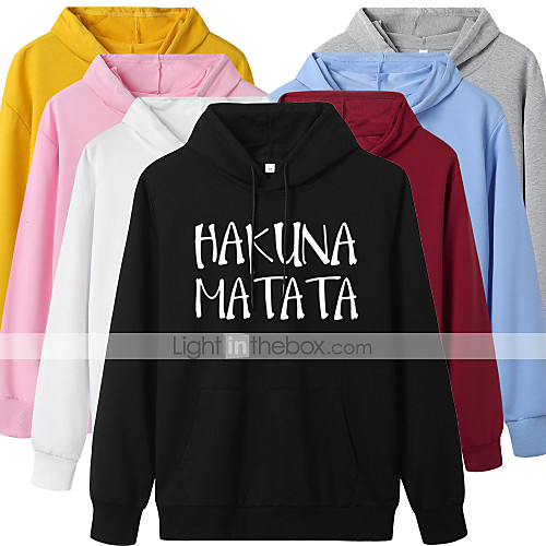 

Women's Hoodie Pullover Artistic Style Hoodie Letter Printed Sport Athleisure Hoodie Top Long Sleeve Warm Soft Oversized Comfortable Everyday Use Exercising General Use / Winter