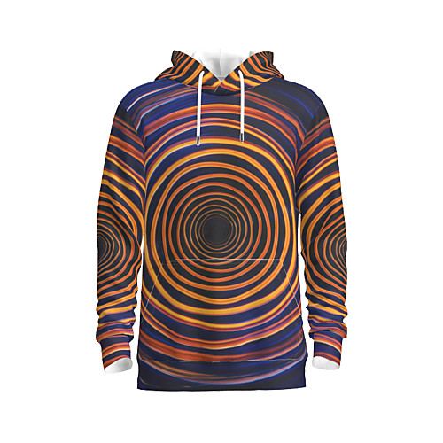 

Men's Pullover Hoodie Sweatshirt Graphic Hooded Daily 3D Print Basic Hoodies Sweatshirts Brown