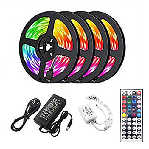 

20m Light Sets 1200 LEDs 2835 SMD RGB Cuttable Linkable Suitable for Vehicles 100-240 V Self-adhesive IP44