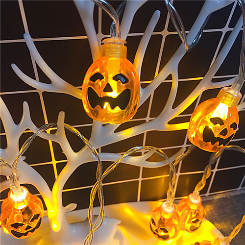 

Halloween Party Toys LED Lighting String Lights 2 pcs Pumpkin Plastic Kid's Adults Trick or Treat Halloween Party Favors Supplies