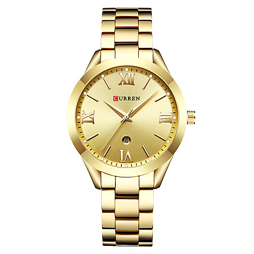 

CURREN Women's Quartz Watches Analog Quartz Formal Style Modern Style Casual Water Resistant / Waterproof Calendar / date / day Shock Resistant / One Year / Stainless Steel / Japanese