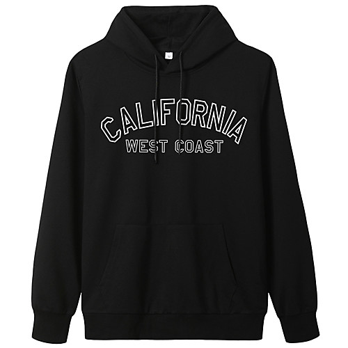 

Women's Hoodie Pullover Artistic Style Hoodie Letter Printed Sport Athleisure Hoodie Top Long Sleeve Warm Soft Oversized Comfortable Everyday Use Exercising General Use / Winter