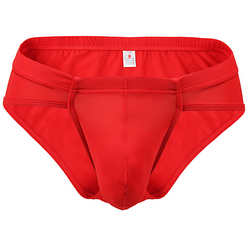 

Men's 1 Piece Basic Briefs Underwear - EU / US Size Low Waist White Black Blue M L XL