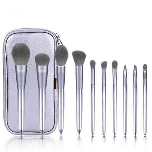 

Professional Makeup Brushes 10pcs Professional Soft Full Coverage Comfy Plastic for Eyeliner Brush Makeup Brush Eyeshadow Brush
