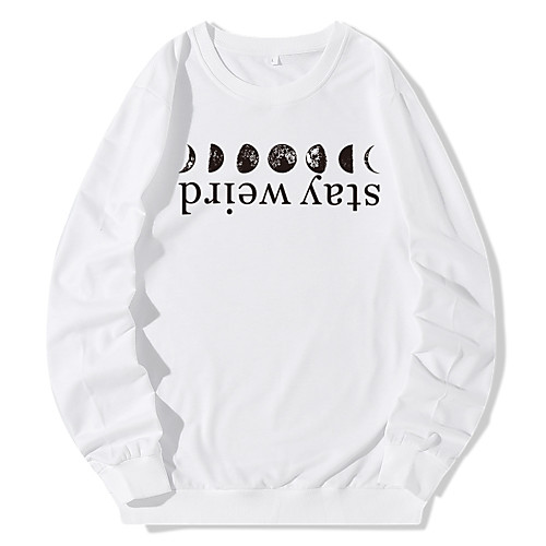 

Men's Sweatshirt Pullover Artistic Style Crew Neck Cartoon Letter Printed Sport Athleisure Sweatshirt Top Long Sleeve Warm Soft Oversized Comfortable Everyday Use Causal Exercising General Use