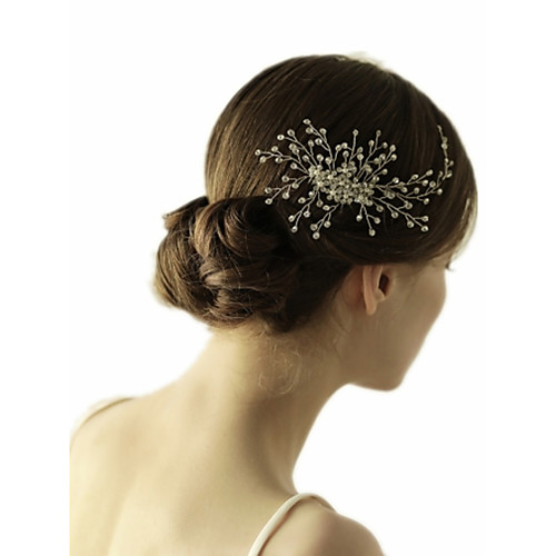 

Rhinestone / Alloy Hair Combs with Rhinestone 1 Piece Wedding Headpiece