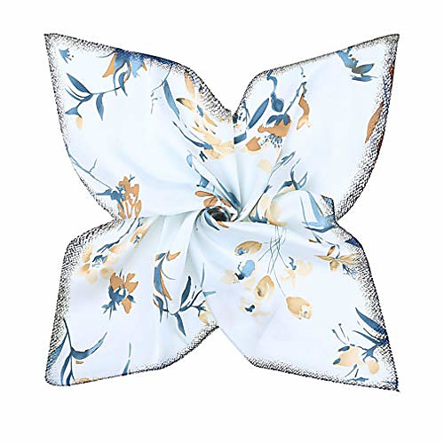 

flower rhombus scarf skinny neck scarves long retro pony scarf ribbon purse scarf & #40;grey& #41;