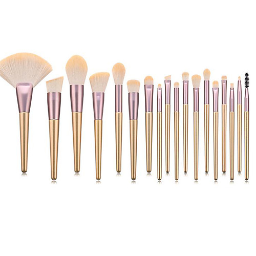 

Professional Makeup Brushes 18pcs Professional Soft Full Coverage Comfy Wooden / Bamboo for Eyeliner Brush Blush Brush Foundation Brush Makeup Brush Lip Brush Lash Brush Eyebrow Brush Eyeshadow Brush