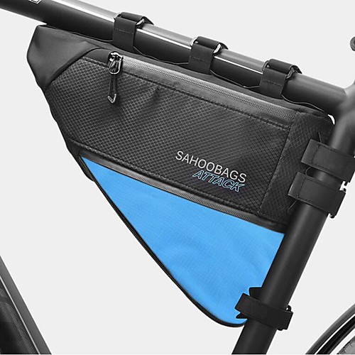 

4 L Bike Frame Bag Top Tube Waterproof Portable Wearable Bike Bag TPU 500D Nylon Waterproof Material Bicycle Bag Cycle Bag Cycling Outdoor Exercise Bike / Bicycle