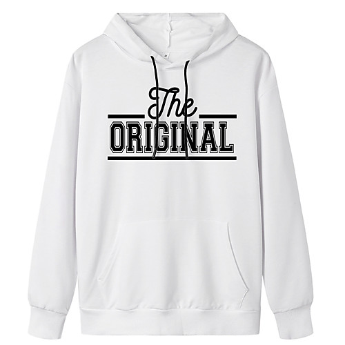 

Women's Hoodie Pullover Artistic Style Hoodie Letter Printed Sport Athleisure Hoodie Top Long Sleeve Warm Soft Oversized Comfortable Everyday Use Exercising General Use / Winter